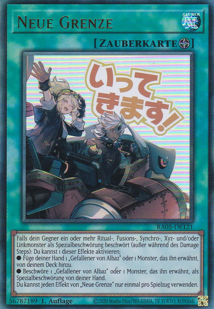 Neue Grenze - RA05-DE121 - Ultra Rare - Deutsch - Rarity Collection 5 - Yugioh