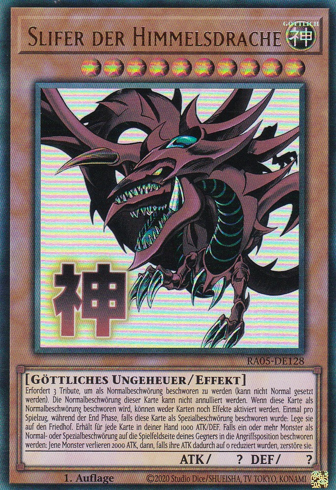 Slifer der Himmeldrache - RA05-DE128 - Ultra Rare - Deutsch - Rarity Collection 5 - Yugioh