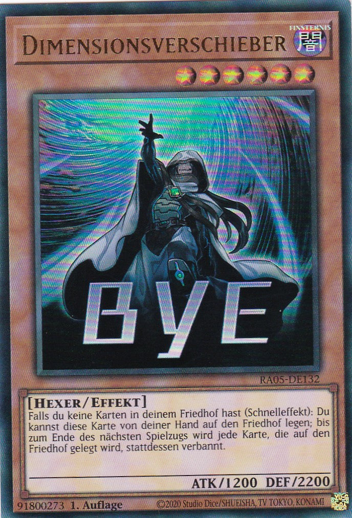 Dimensionsverschieber - RA05-DE132 - Ultra Rare - Deutsch - Rarity Collection 5 - Yugioh