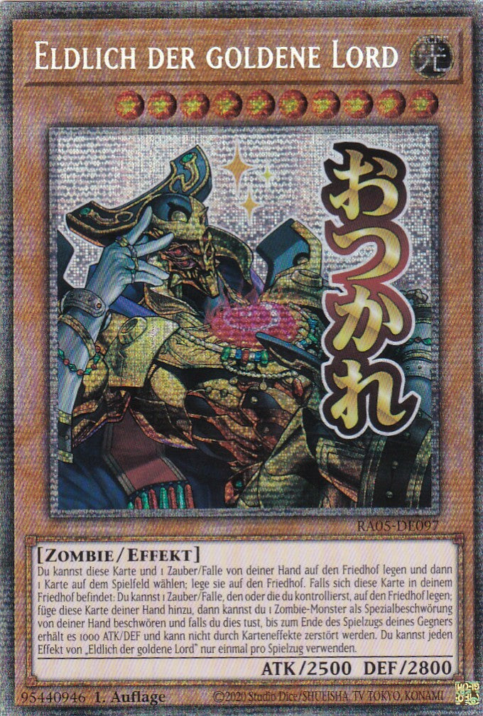Eldlich der goldene Lord - RA05-DE097 - Starlight Rare - Deutsch - Rarity Collection 5 - Yugioh