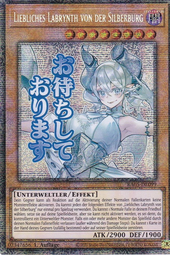 Liebliches Labrynth von der Silberburg - RA05-DE099 - Starlight Rare - Deutsch - Rarity Collection 5 - Yugioh