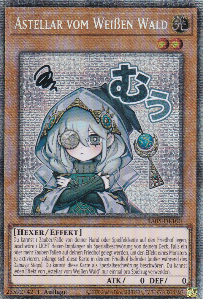 Astellar vom Weißen Wald - RA05-DE100 - Starlight Rare - Deutsch - Rarity Collection 5 - Yugioh