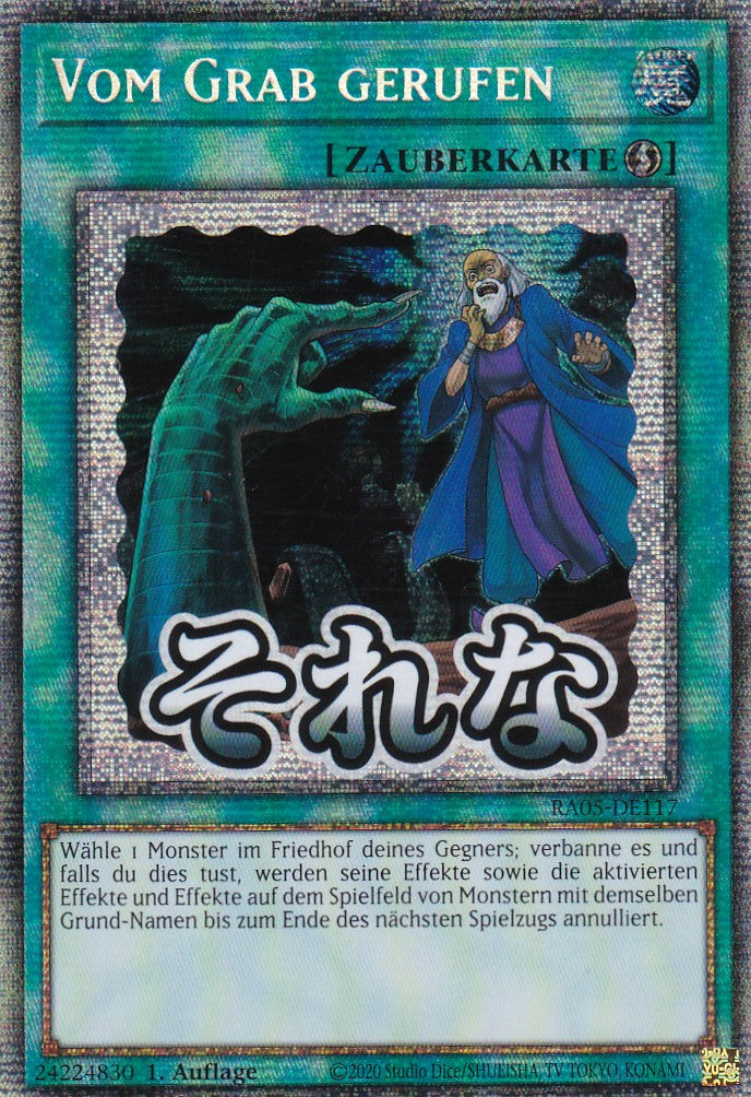 Vom Grab gerufen - RA05-DE117 - Starlight Rare - Deutsch - Rarity Collection 5 - Yugioh
