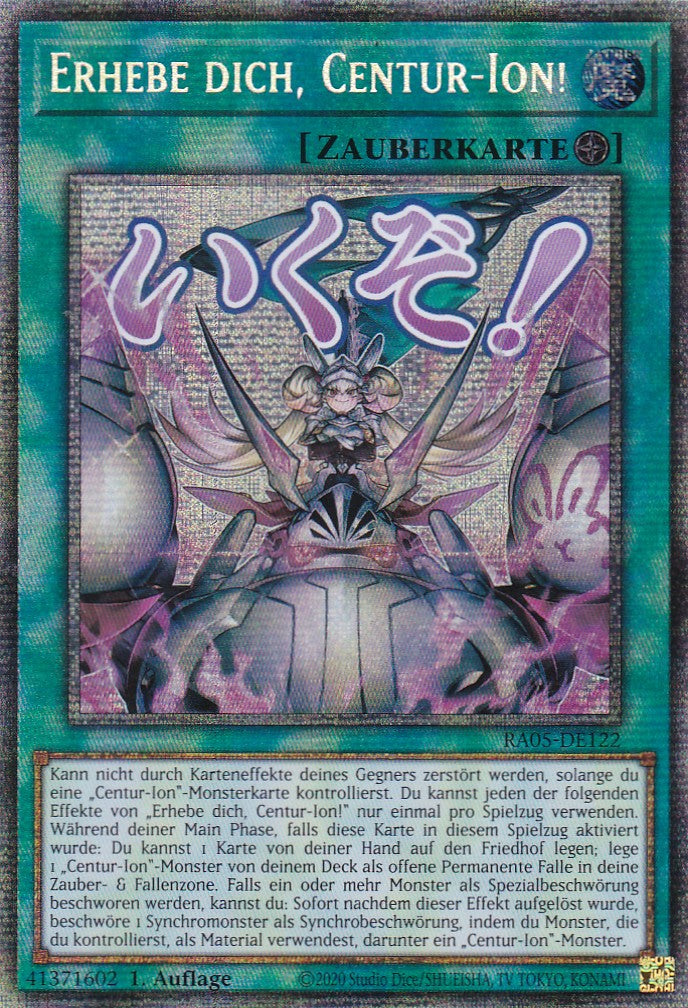 Erhebe dich, Centur-Ion! - RA05-DE122 - Starlight Rare - Deutsch - Rarity Collection 5 - Yugioh