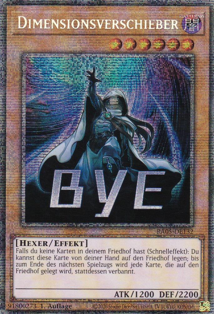 Dimensionsverschieber - RA05-DE132 - Starlight Rare - Deutsch - Rarity Collection 5 - Yugioh
