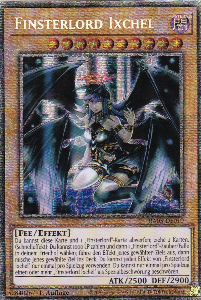 Finsterlord Ixchel - RA05-DE010 - Starlight Rare - Deutsch - Rarity Collection 5 - Yugioh
