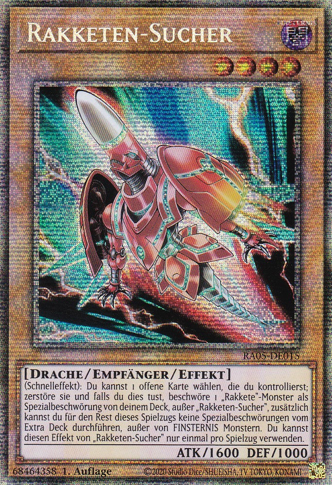 Rakketen-Sucher - RA05-DE015 - Starlight Rare - Deutsch - Rarity Collection 5 - Yugioh