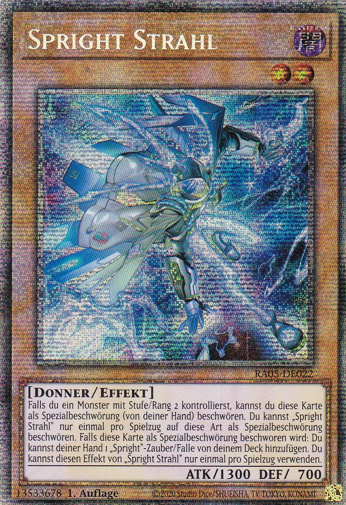 Spright Strahl  - RA05-DE022 - Starlight Rare - Deutsch - Rarity Collection 5 - Yugioh