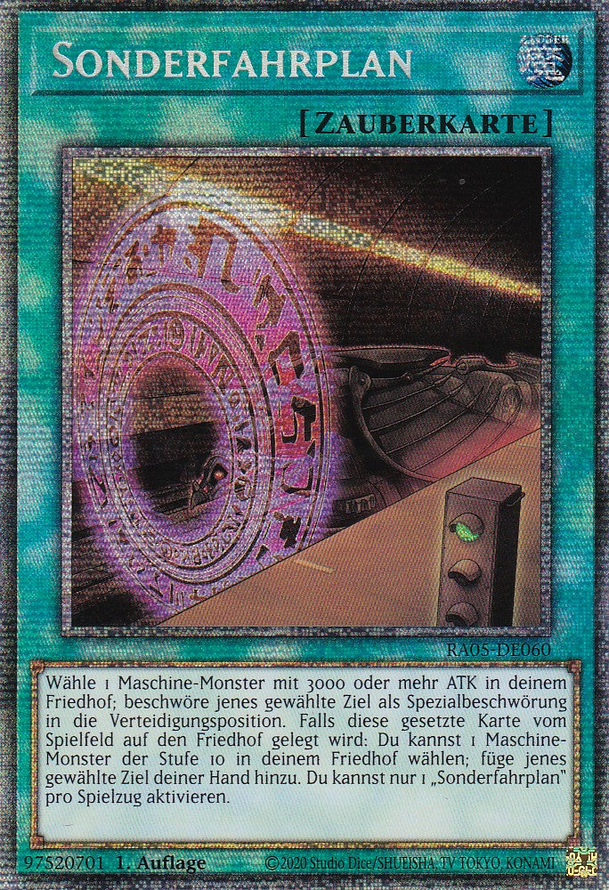 Sonderfahrplan - RA05-DE060 - Starlight Rare - Deutsch - Rarity Collection 5 - Yugioh