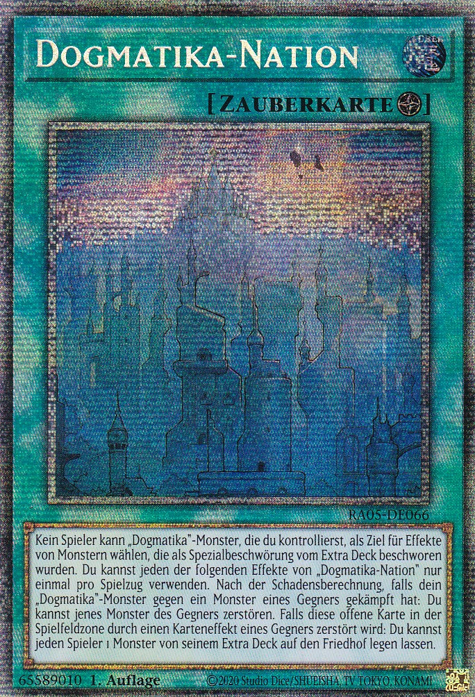 Dogmatika-Nation - RA05-DE066 - Starlight Rare - Deutsch - Rarity Collection 5 - Yugioh