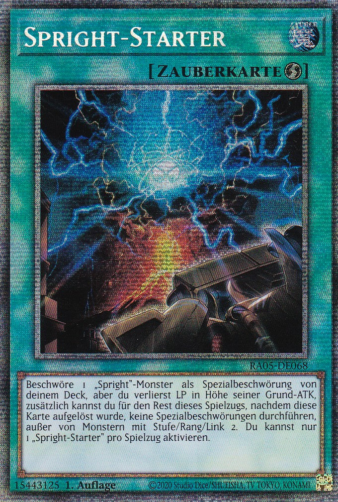 Spright-Starter  - RA05-DE068 - Starlight Rare - Deutsch - Rarity Collection 5 - Yugioh