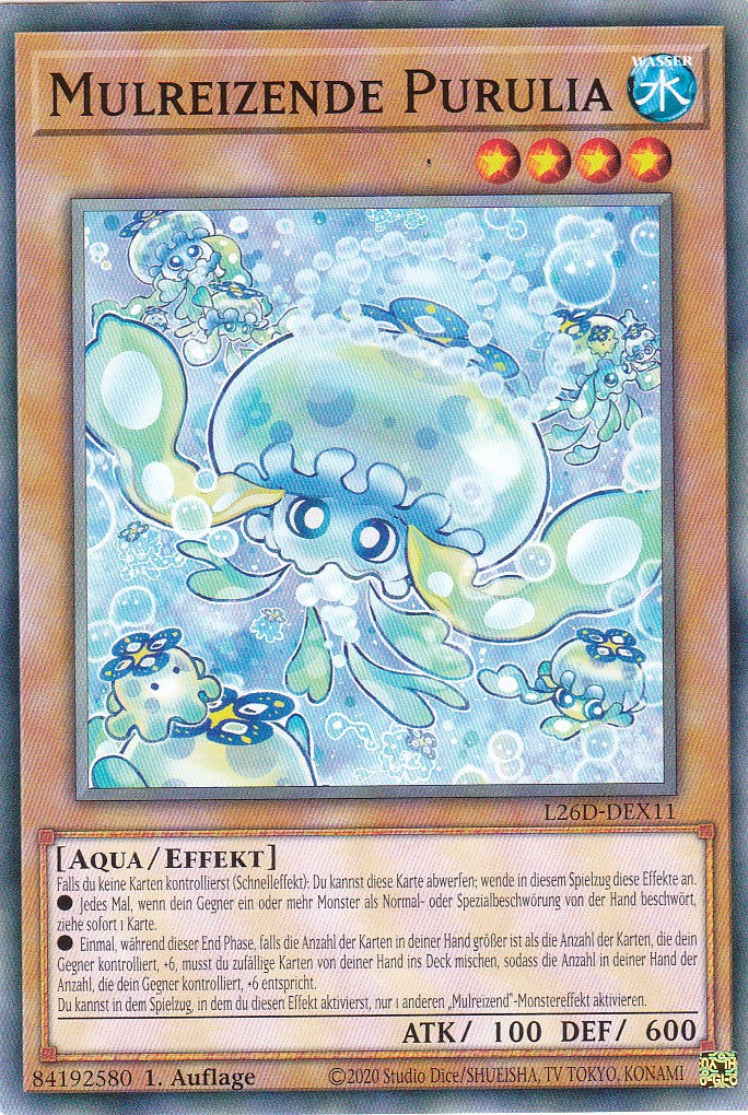 L26D-DEX11 - Mulreizende Purulia - Common - Deutsch - Legendary Modern Decks 2026 - Yu-Gi-Oh! - mit LMS Trading Fieldcenter Karte