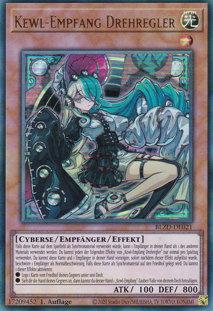 Kewl-Empfang Drehregler  - Ultra Rare - Deutsch - BLZD-DE021 - 1. Auflage - Blazing Dominion - Yu-Gi-Oh!