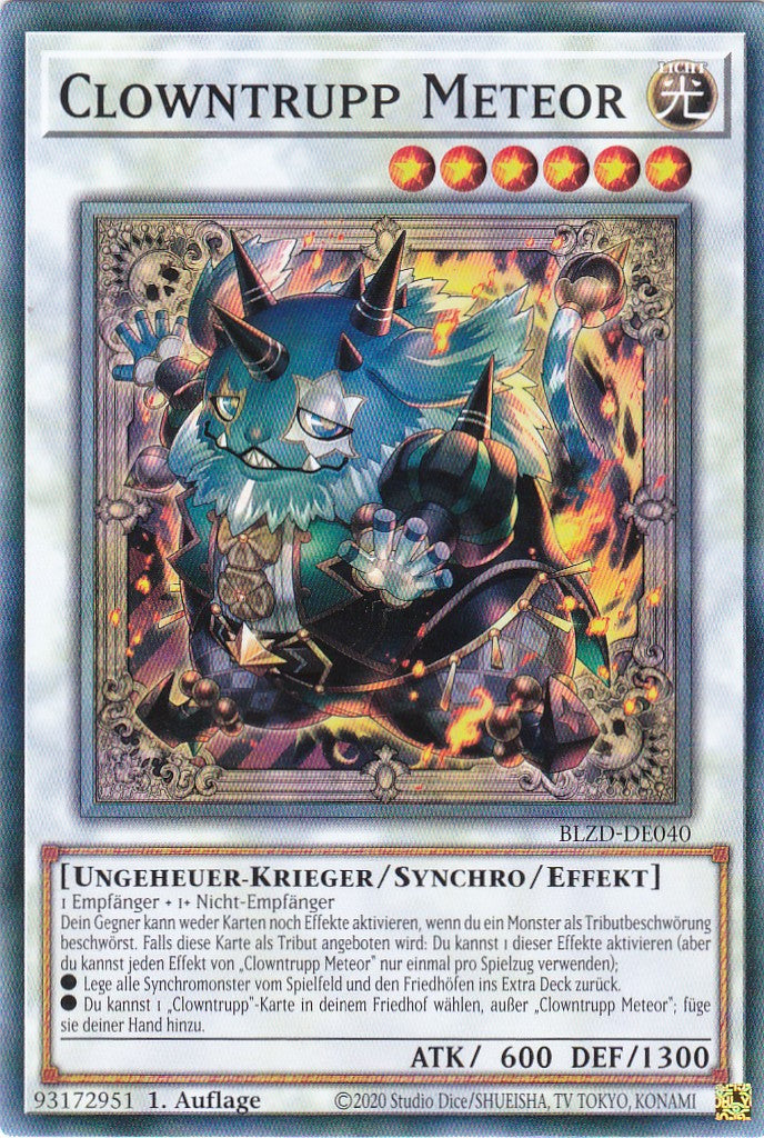 Clowntrupp Meteor  - Common - Deutsch - BLZD-DE040 - 1. Auflage - Blazing Dominion - Yu-Gi-Oh!