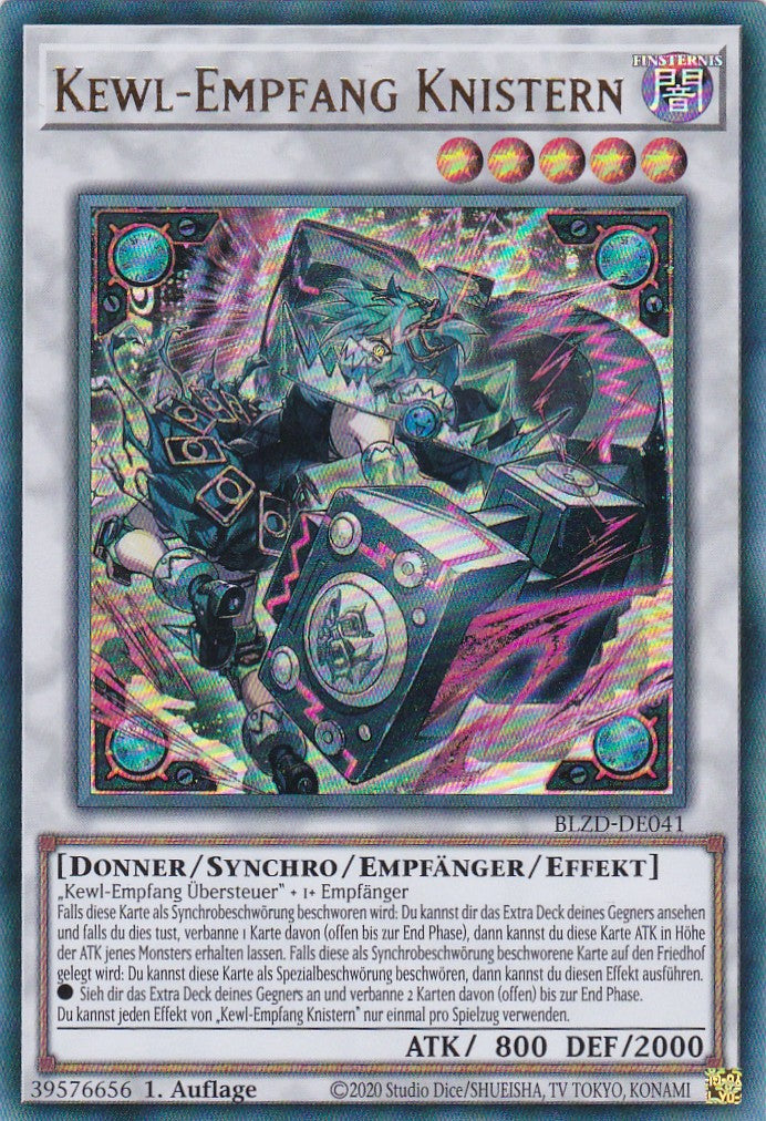 Kewl-Empfang Knistern  - Ultra Rare - Deutsch - BLZD-DE041 - 1. Auflage - Blazing Dominion - Yu-Gi-Oh!