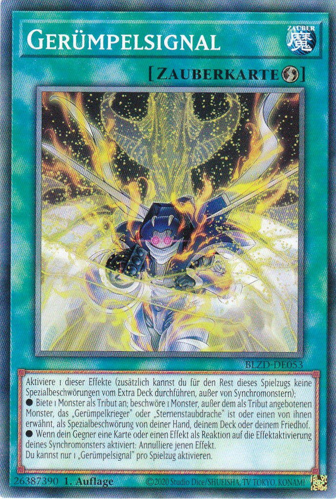Gerümpelsignal - Common - Deutsch - BLZD-DE053 - 1. Auflage - Blazing Dominion - Yu-Gi-Oh!