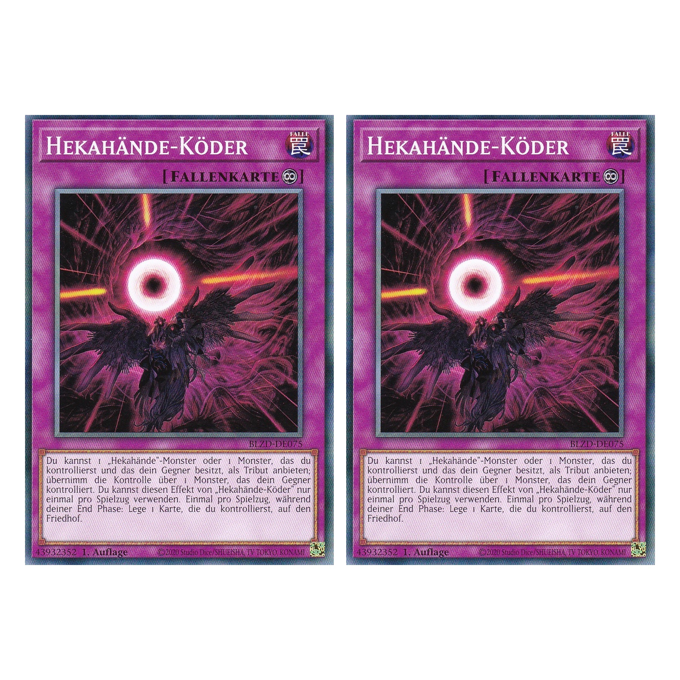Hekahände-Köder  - Common - Deutsch - BLZD-DE075 - 1. Auflage - Blazing Dominion - Duo Set (2 Stück) - Yu-Gi-Oh!