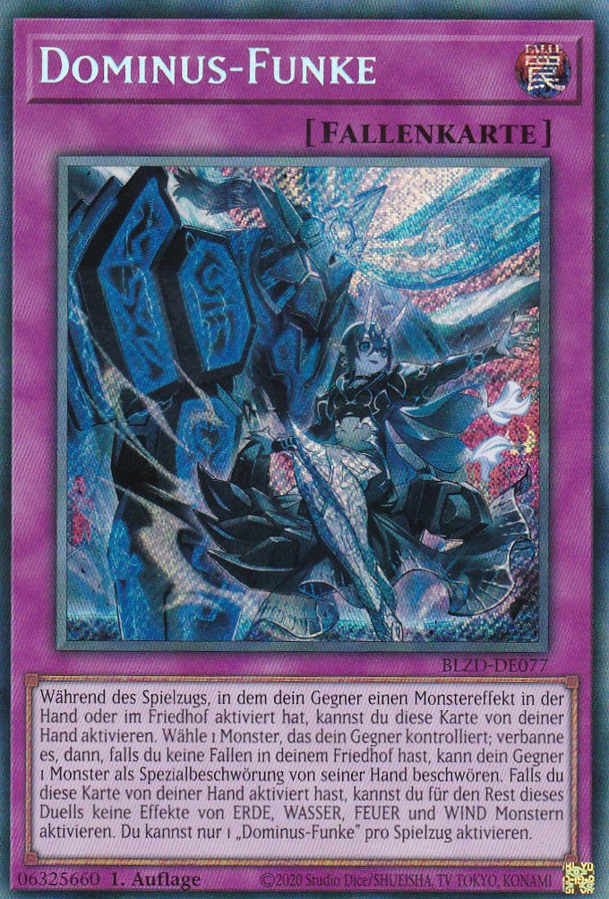 Dominus-Funke  - Secret Rare - Deutsch - BLZD-DE077 - 1. Auflage - Blazing Dominion - Yu-Gi-Oh!