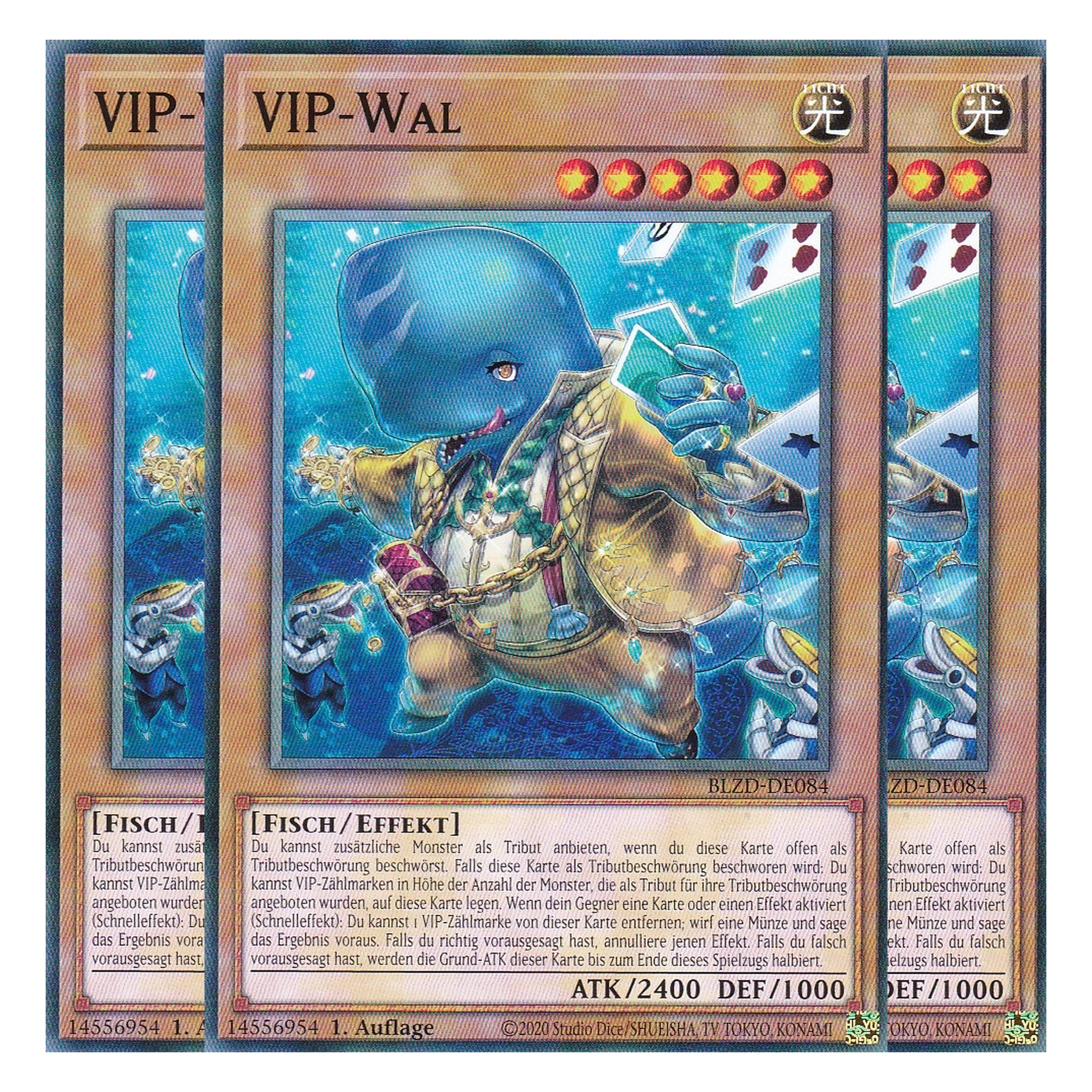 VIP-Wal  - Common - Deutsch - BLZD-DE084 - 1. Auflage - Blazing Dominion - Playset (3 Kopien) - Yu-Gi-Oh!