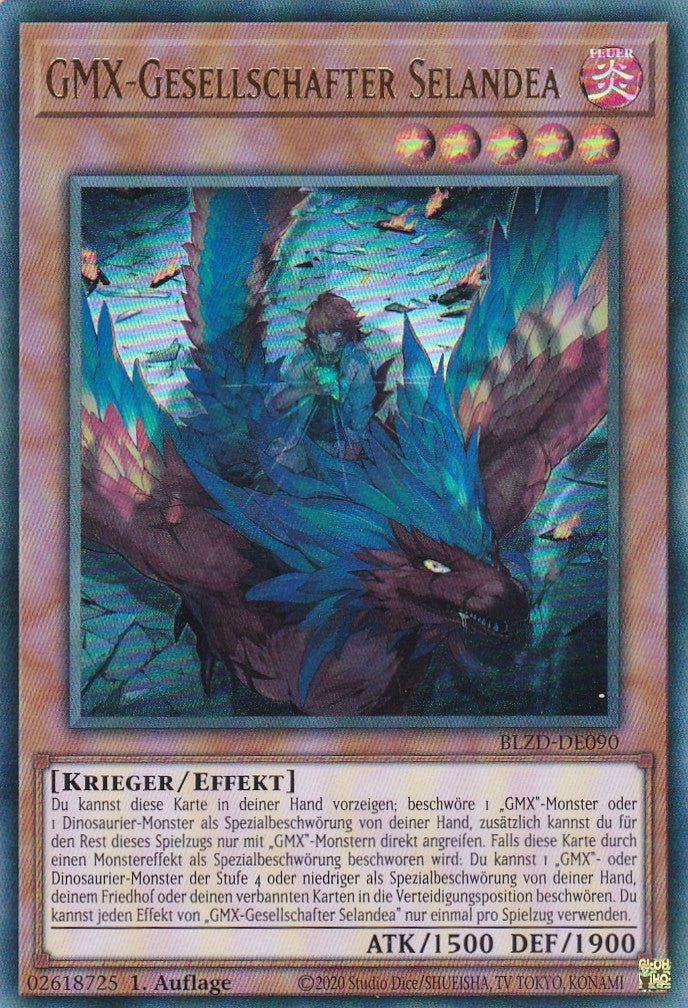 GMX-Gesellschafter Selandea  - Ultra Rare - Deutsch - BLZD-DE090 - 1. Auflage - Blazing Dominion - Yu-Gi-Oh!