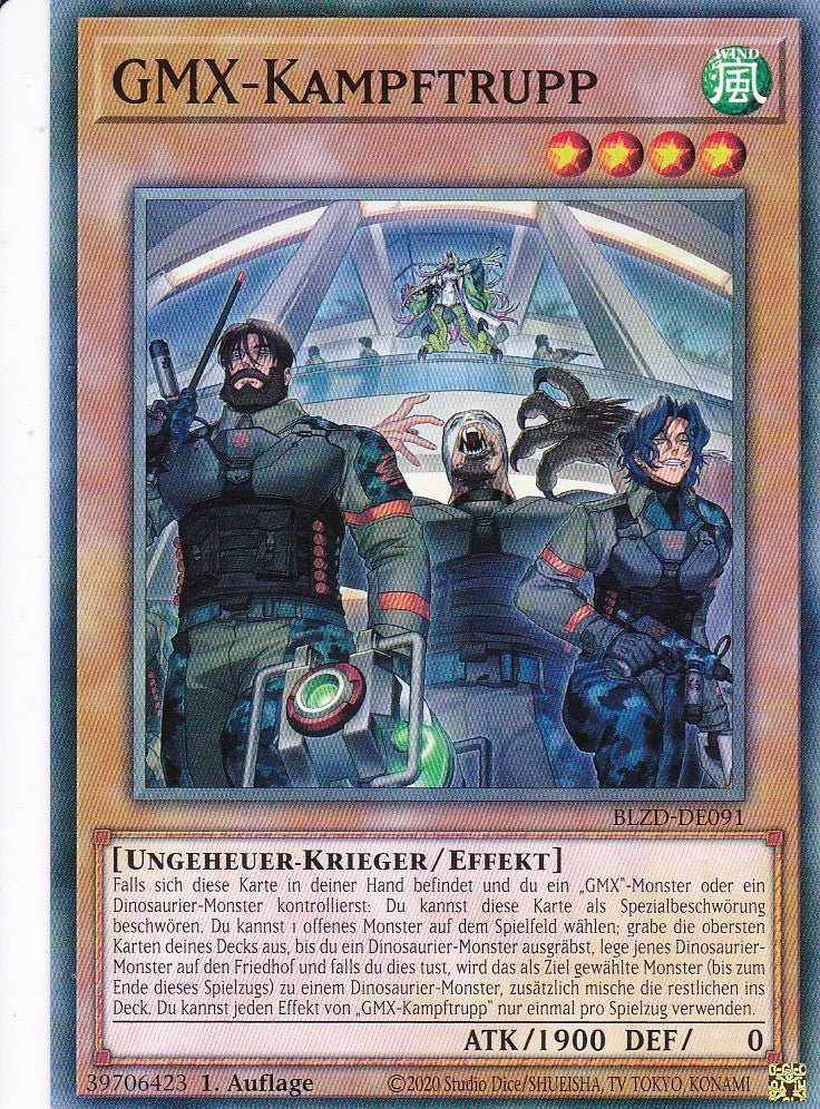 GMX-Kampftrupp  - Common - Deutsch - BLZD-DE091 - 1. Auflage - Blazing Dominion - Yu-Gi-Oh!