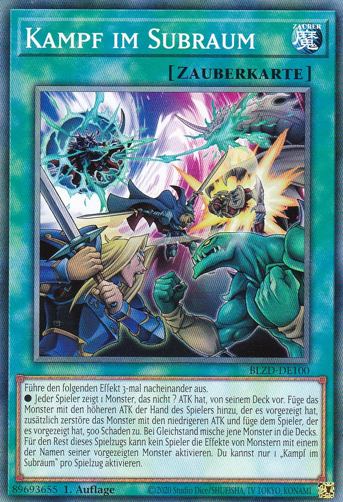 Kampf im Subraum  - Common - Deutsch - BLZD-DE100 - 1. Auflage - Blazing Dominion - Yu-Gi-Oh!