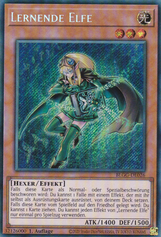 Lernende Elfe - BLGG-DE026 - Secret Rare - Deutsch - 1. Auflage - Battles of Legend: Glorious Gallery - Yu-Gi-Oh!