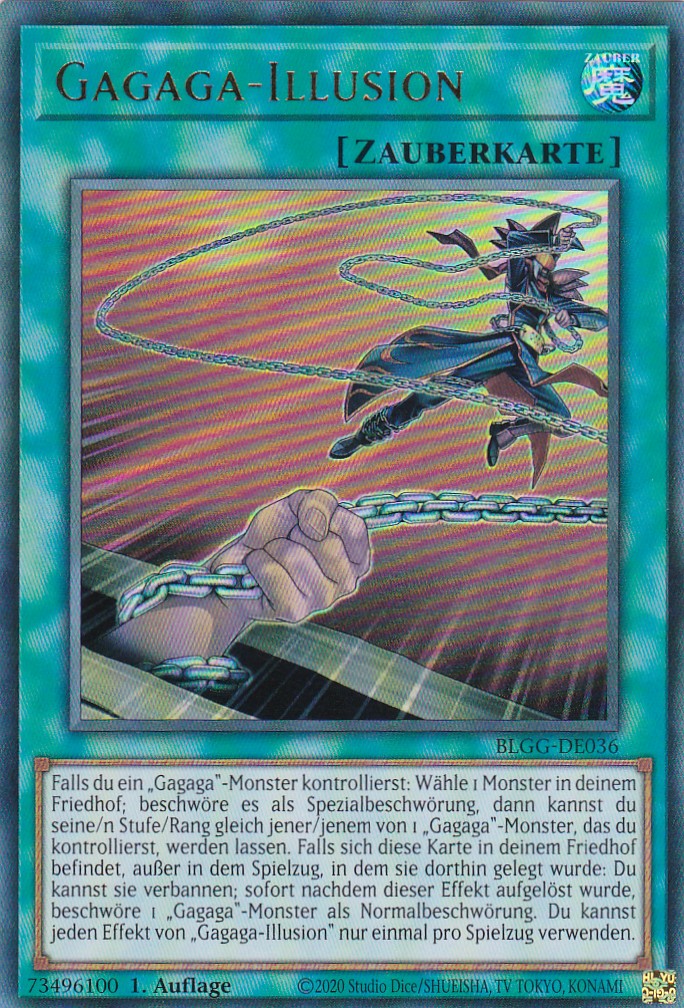 Gagaga-Illusion - BLGG-DE036 - Ultra Rare - Deutsch - 1. Auflage - Battles of Legend: Glorious Gallery - Yu-Gi-Oh!