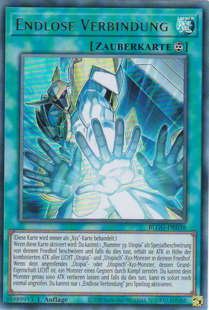 Endlose Verbindung - BLGG-DE038 - Ultra Rare - Deutsch - 1. Auflage - Battles of Legend: Glorious Gallery - Yu-Gi-Oh!