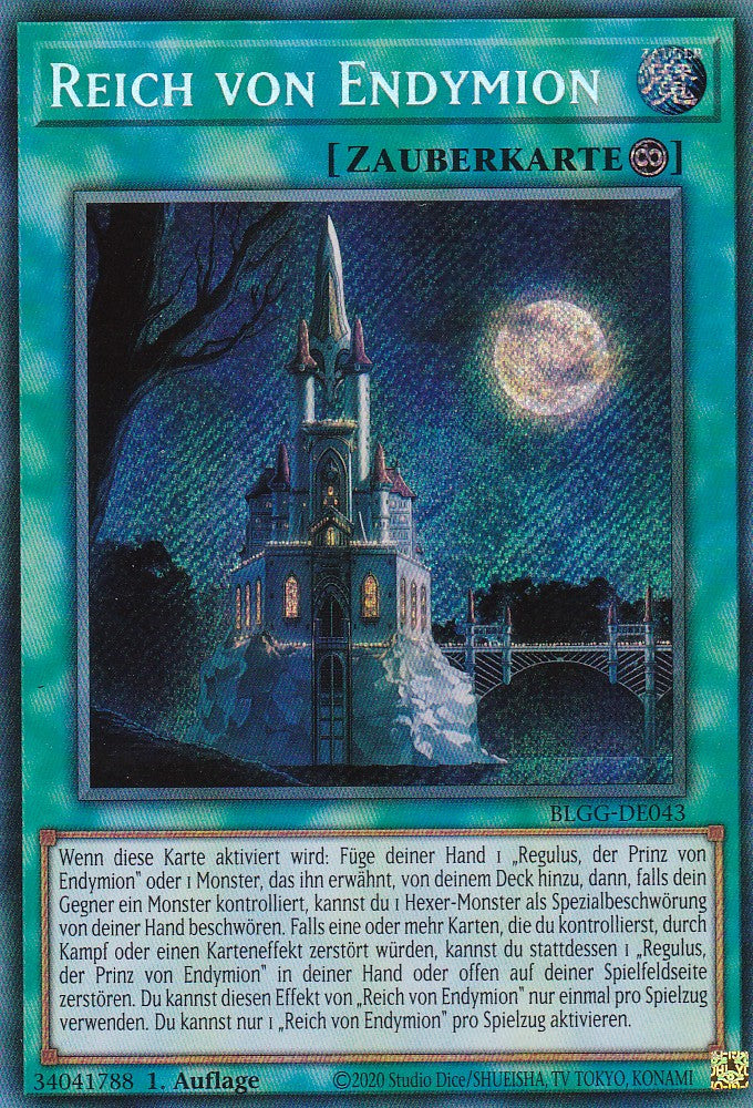 Reich von Endymion - BLGG-DE043 - Secret Rare - Deutsch - 1. Auflage - Battles of Legend: Glorious Gallery - Yu-Gi-Oh!