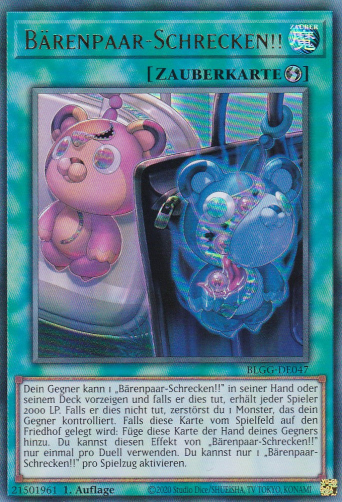 Bärenpaar-Schrecken!! - BLGG-DE047 - Ultra Rare - Deutsch - 1. Auflage - Battles of Legend: Glorious Gallery - Yu-Gi-Oh!