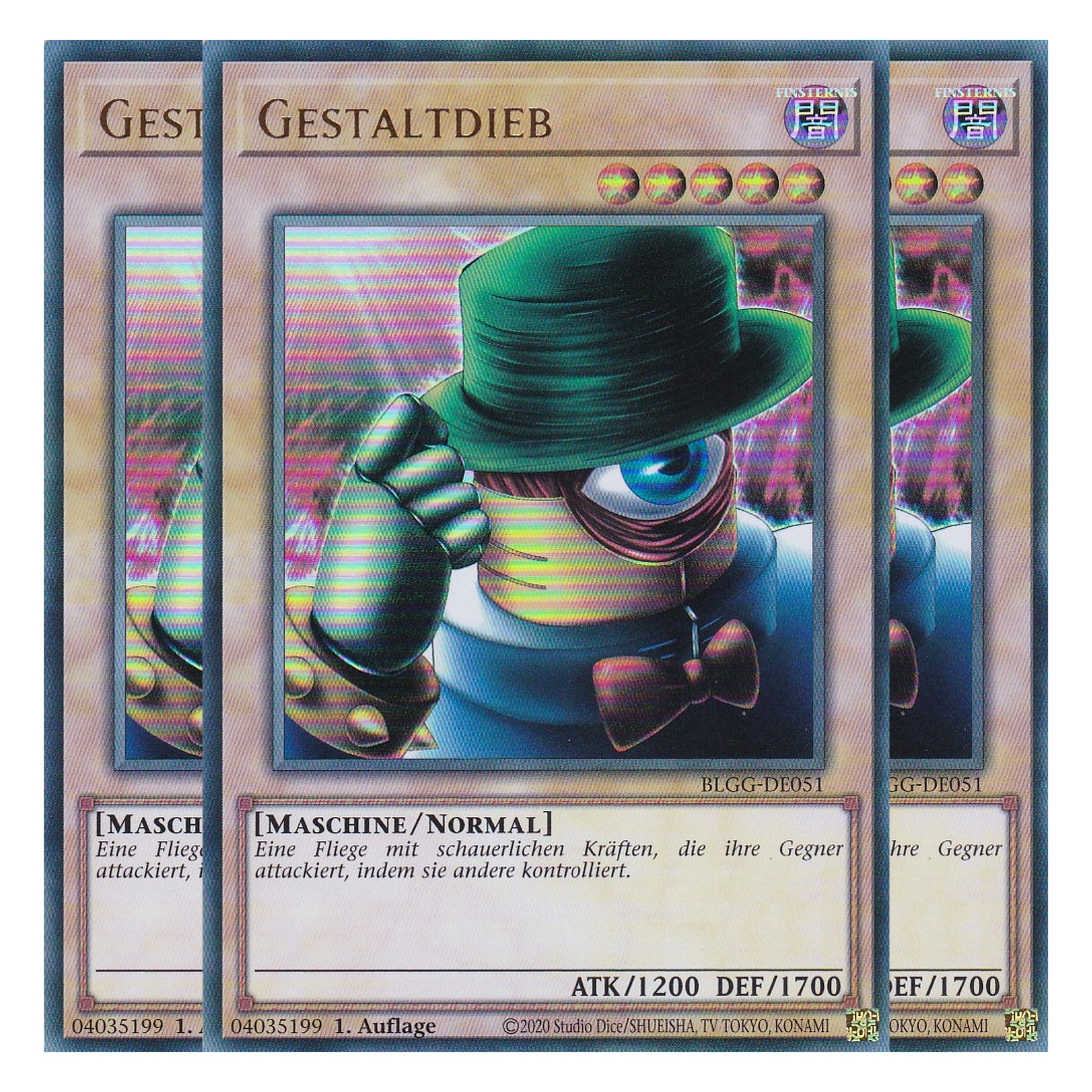 Gestaltdieb - BLGG-DE051 - Ultra Rare - Deutsch - 1. Auflage  - Battles of Legend: Glorious Gallery - Yu-Gi-Oh! - Playset (3 Kopien)
