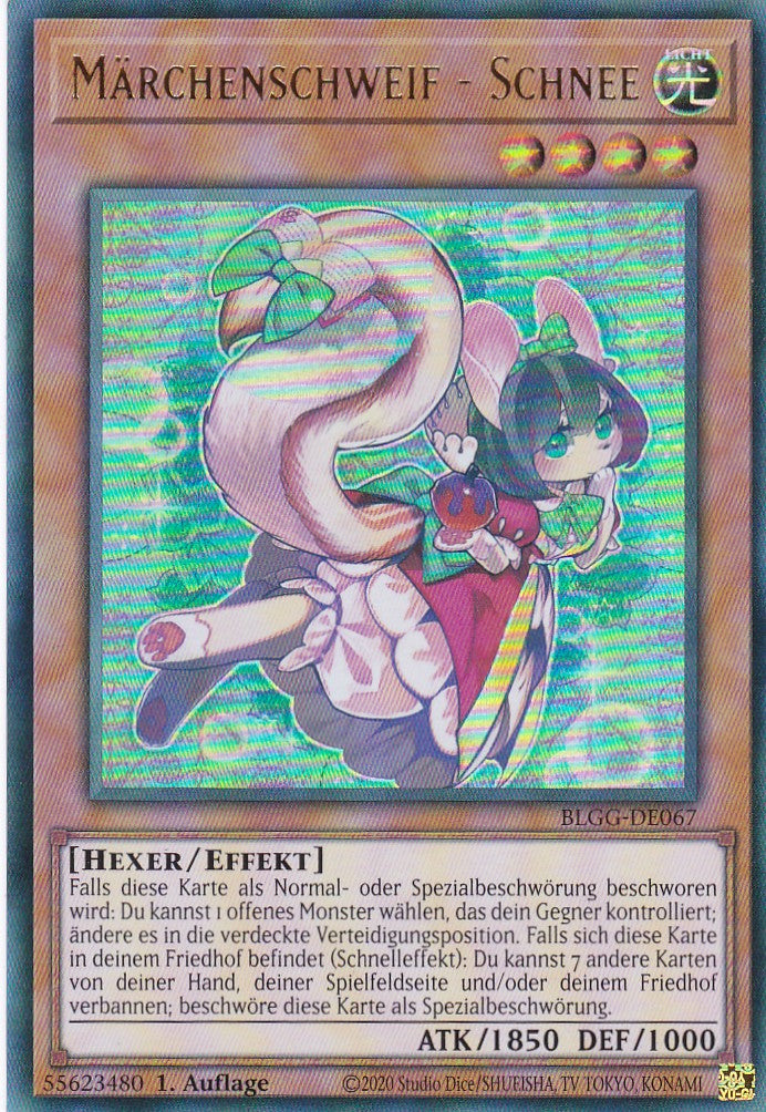 Märchenschweif - Schnee - BLGG-DE067 - Ultra Rare - Deutsch - 1. Auflage - Battles of Legend: Glorious Gallery - Yu-Gi-Oh!