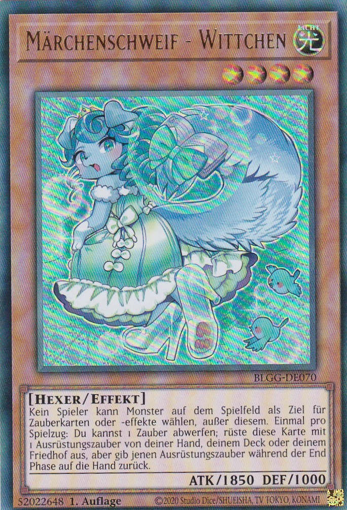 Märchenschweif - Wittchen - BLGG-DE070 - Ultra Rare - Deutsch - 1. Auflage - Battles of Legend: Glorious Gallery - Yu-Gi-Oh!