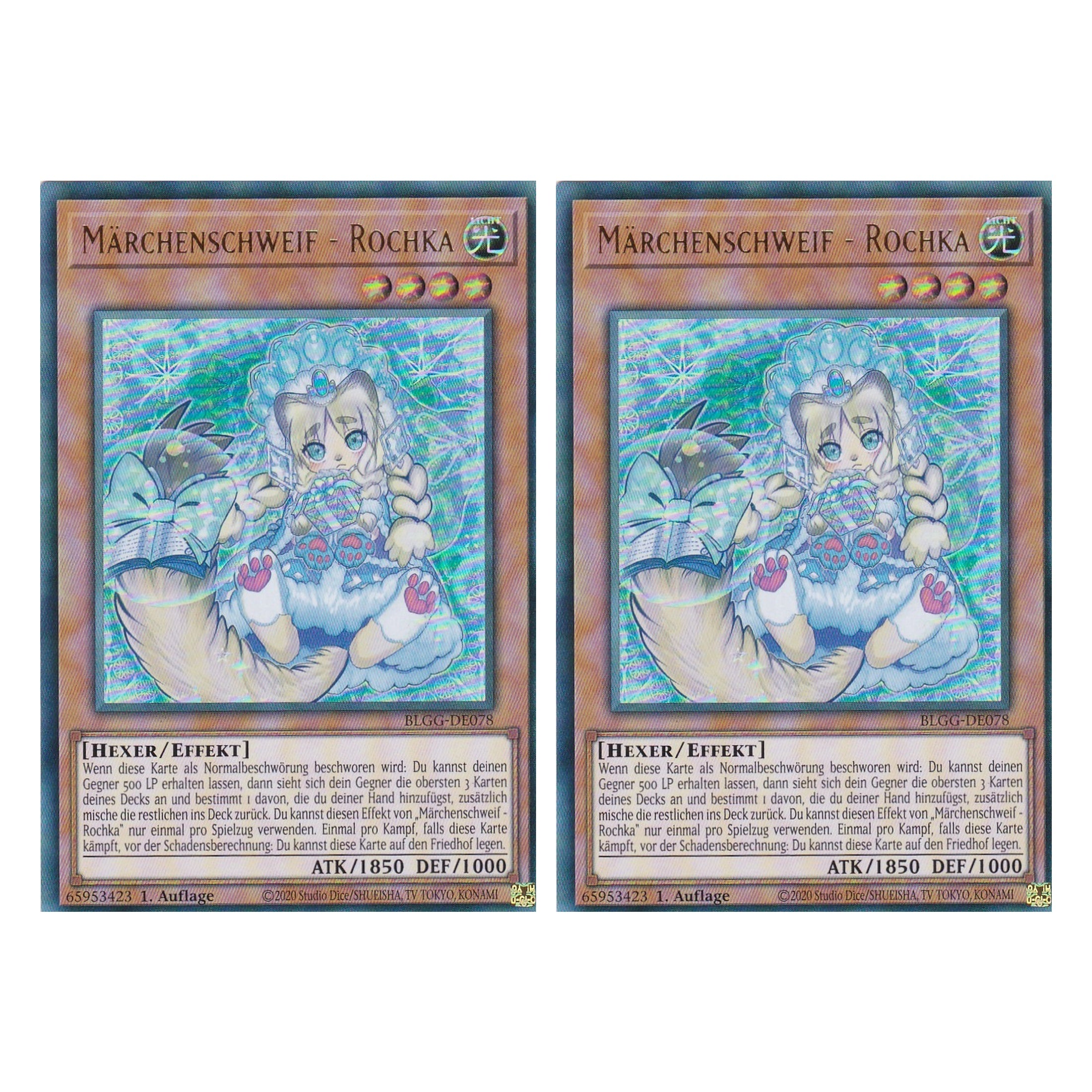 Märchenschweif - Rochka - BLGG-DE078 - Ultra Rare - Deutsch - 1. Auflage  - Battles of Legend: Glorious Gallery - Yu-Gi-Oh! - Duo Set (2 Stück)