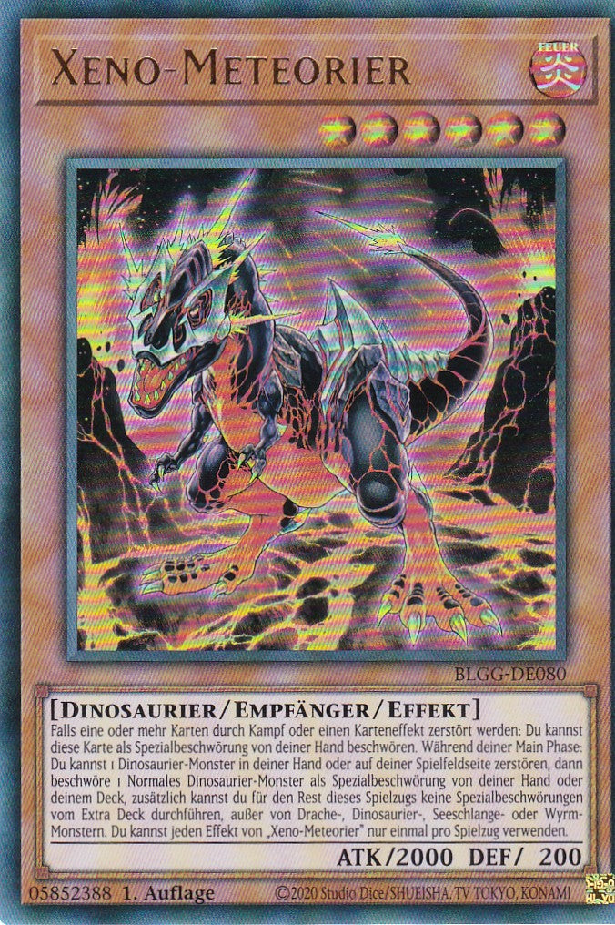 Xeno-Meteorier - BLGG-DE080 - Ultra Rare - Deutsch - 1. Auflage - Battles of Legend: Glorious Gallery - Yu-Gi-Oh!