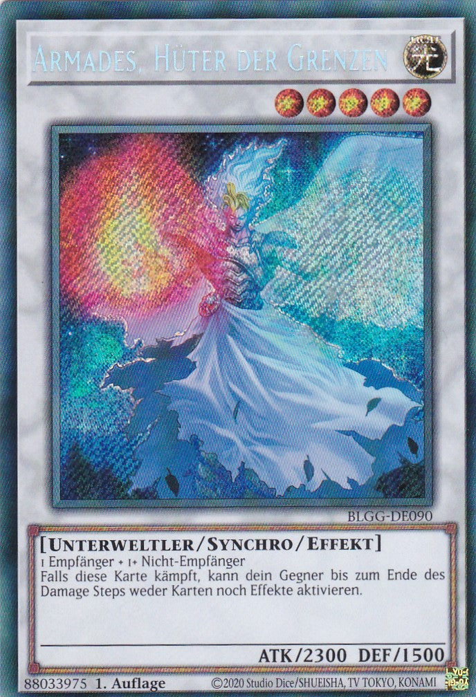 Armades, Hüter der Grenzen - BLGG-DE090 - Secret Rare - Deutsch - 1. Auflage - Battles of Legend: Glorious Gallery - Yu-Gi-Oh!