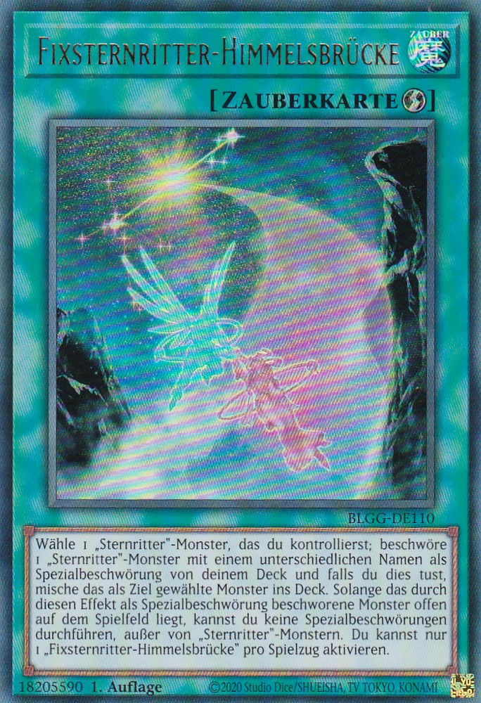Fixsternritter-Himmelsbrücke - BLGG-DE110 - Ultra Rare - Deutsch - 1. Auflage - Battles of Legend: Glorious Gallery - Yu-Gi-Oh!