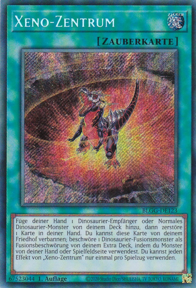 Xeno-Zentrum - BLGG-DE123 - Secret Rare - Deutsch - 1. Auflage - Battles of Legend: Glorious Gallery - Yu-Gi-Oh!
