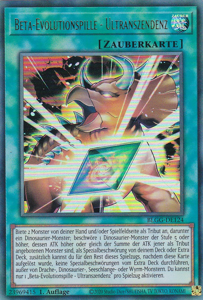 Beta-Evolutionspille - Ultranszendenz - BLGG-DE124 - Ultra Rare - Deutsch - 1. Auflage - Battles of Legend: Glorious Gallery - Yu-Gi-Oh!