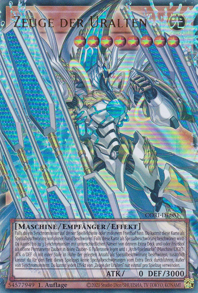 Zeuge der Uralten - CORI-DE081 - Ultra Rare - Deutsch - 1. Auflage  - Chaos Origins - Yu-Gi-Oh!