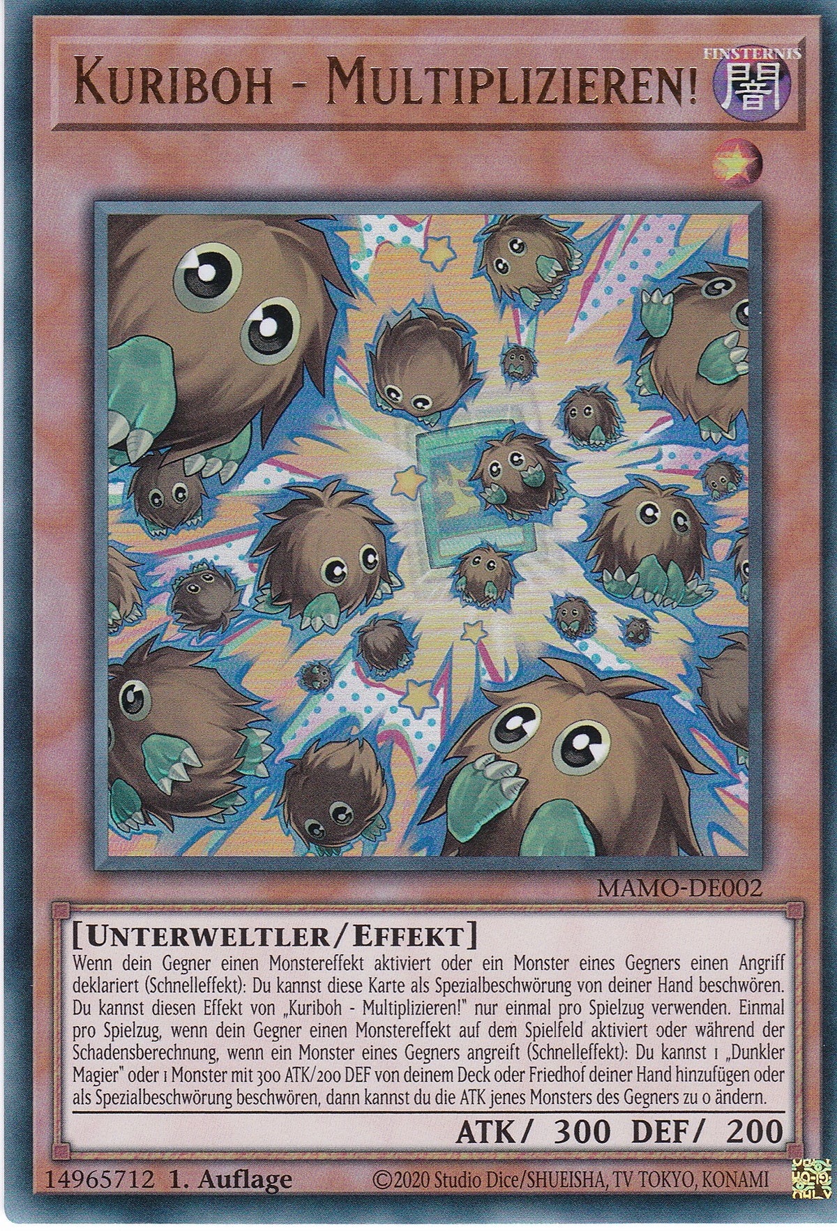 MAMO-DE002 - Kuriboh - Multiplizieren! - Ultra Rare - Deutsch - 1. Auflage - Magnificent Monsters - Yu-Gi-Oh!
