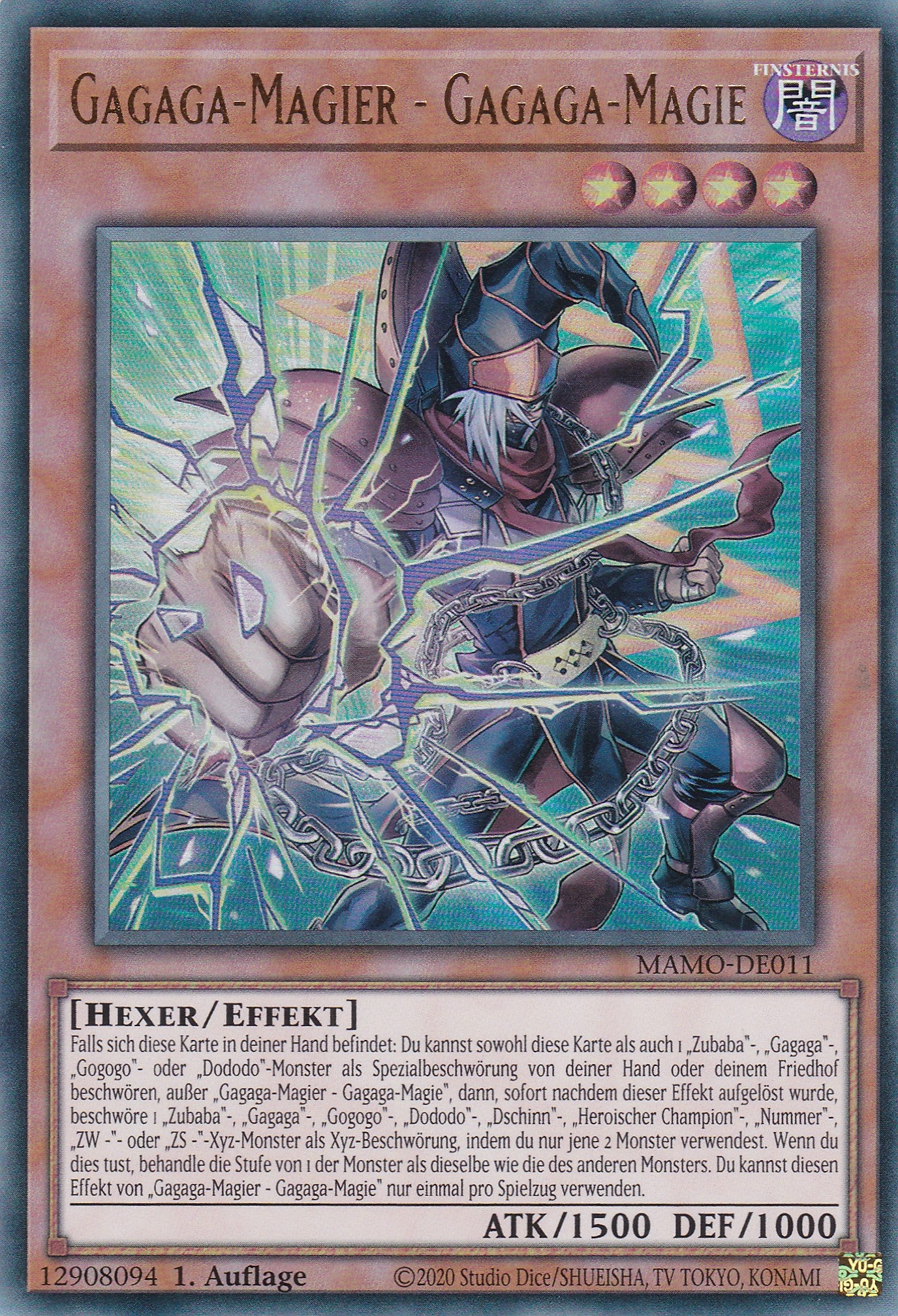 MAMO-DE011 - Gagaga-Magier - Gagaga-Magie - Ultra Rare - Deutsch - 1. Auflage - Magnificent Monsters - Yu-Gi-Oh!