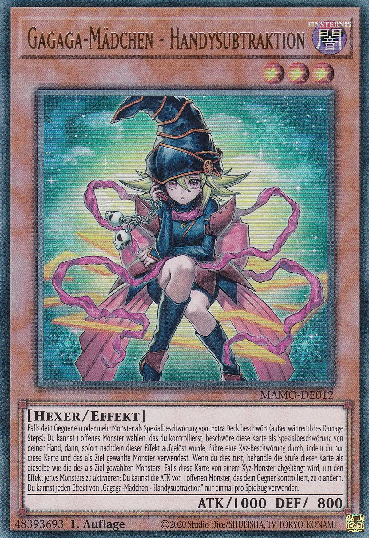 MAMO-DE012 - Gagaga-Mädchen - Handysubtraktion - Ultra Rare - Deutsch - 1. Auflage - Magnificent Monsters - Yu-Gi-Oh!