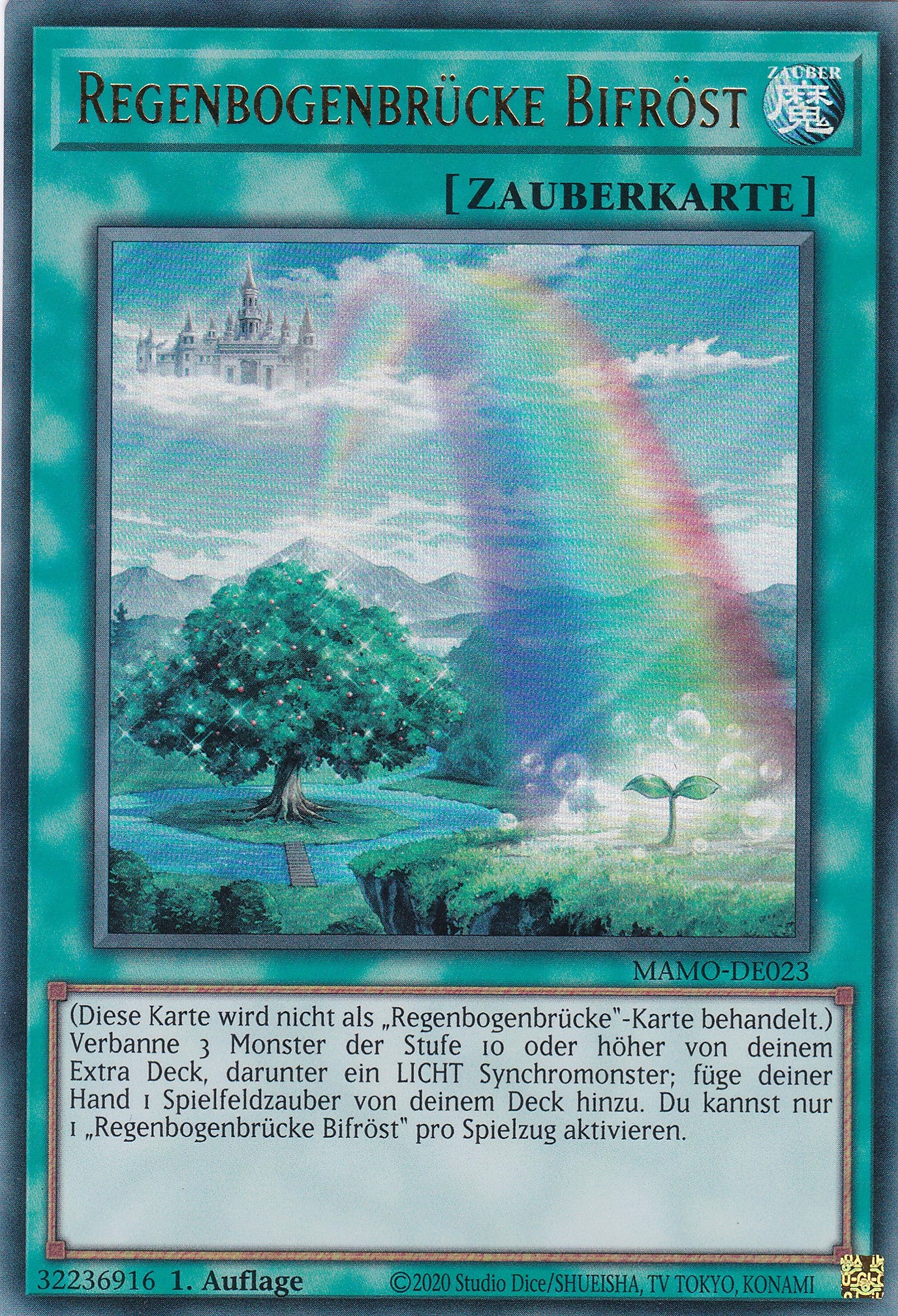 MAMO-DE023 - Regenbogenbrücke Bifröst - Ultra Rare - Deutsch - 1. Auflage - Magnificent Monsters - Yu-Gi-Oh!