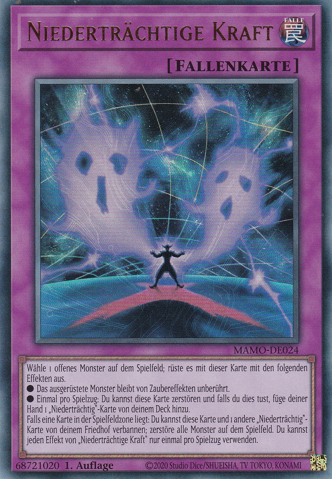 MAMO-DE024 - Niederträchtige Kraft - Ultra Rare - Deutsch - 1. Auflage - Magnificent Monsters - Yu-Gi-Oh!