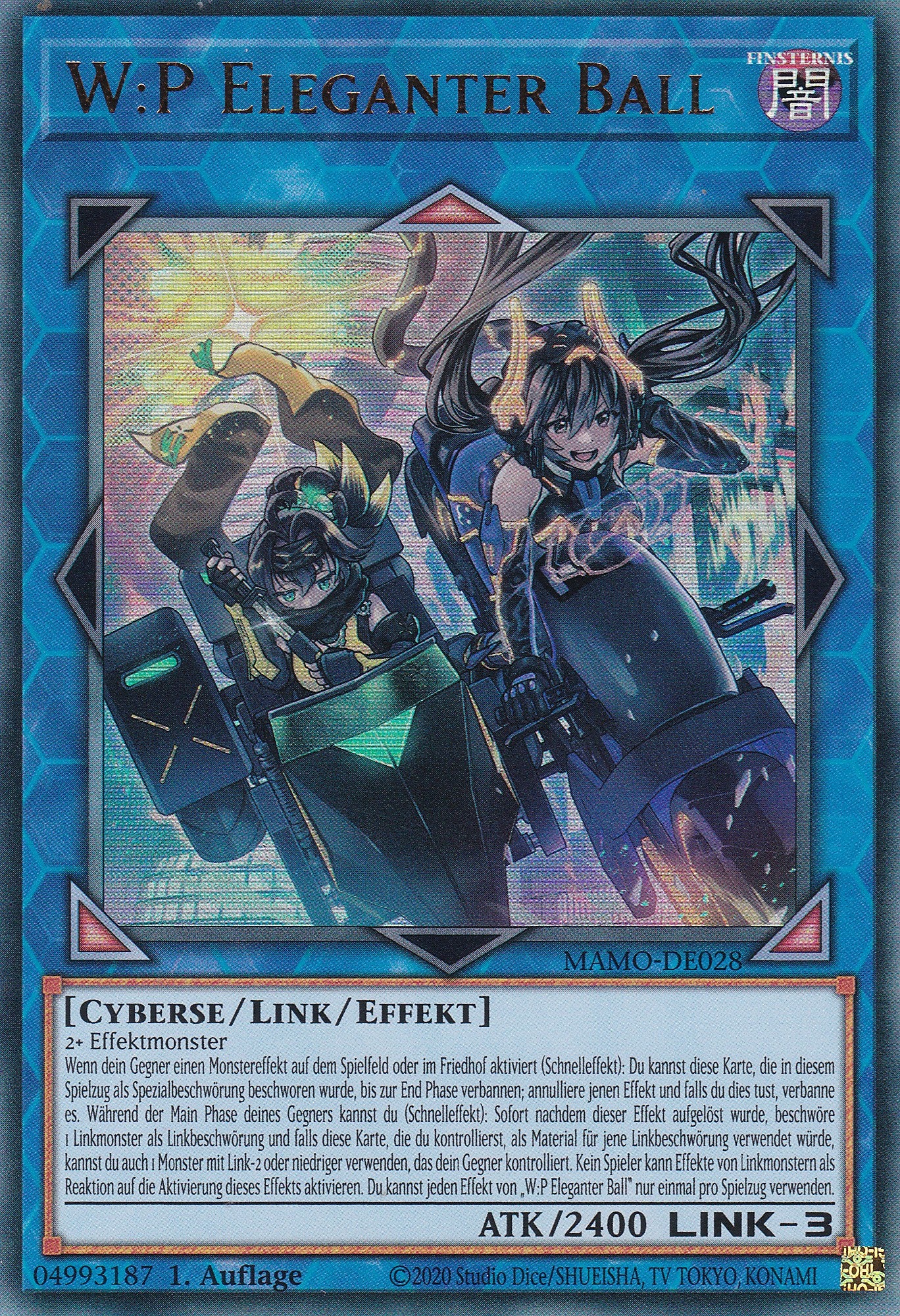 MAMO-DE028 - W:P Eleganter Ball - Ultra Rare - Deutsch - 1. Auflage - Magnificent Monsters - Yu-Gi-Oh!