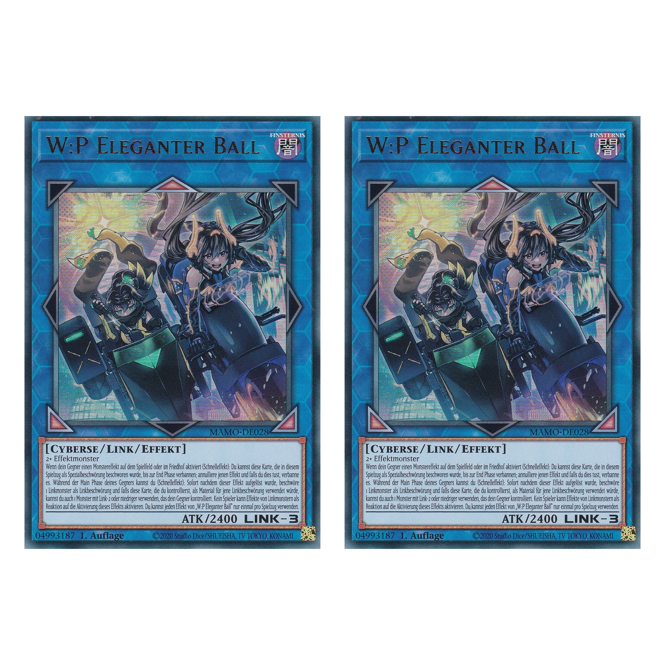 MAMO-DE028 - W:P Eleganter Ball - Ultra Rare - Deutsch - 1. Auflage - Magnificent Monsters - Duo Set (2 Stück) - Yu-Gi-Oh!