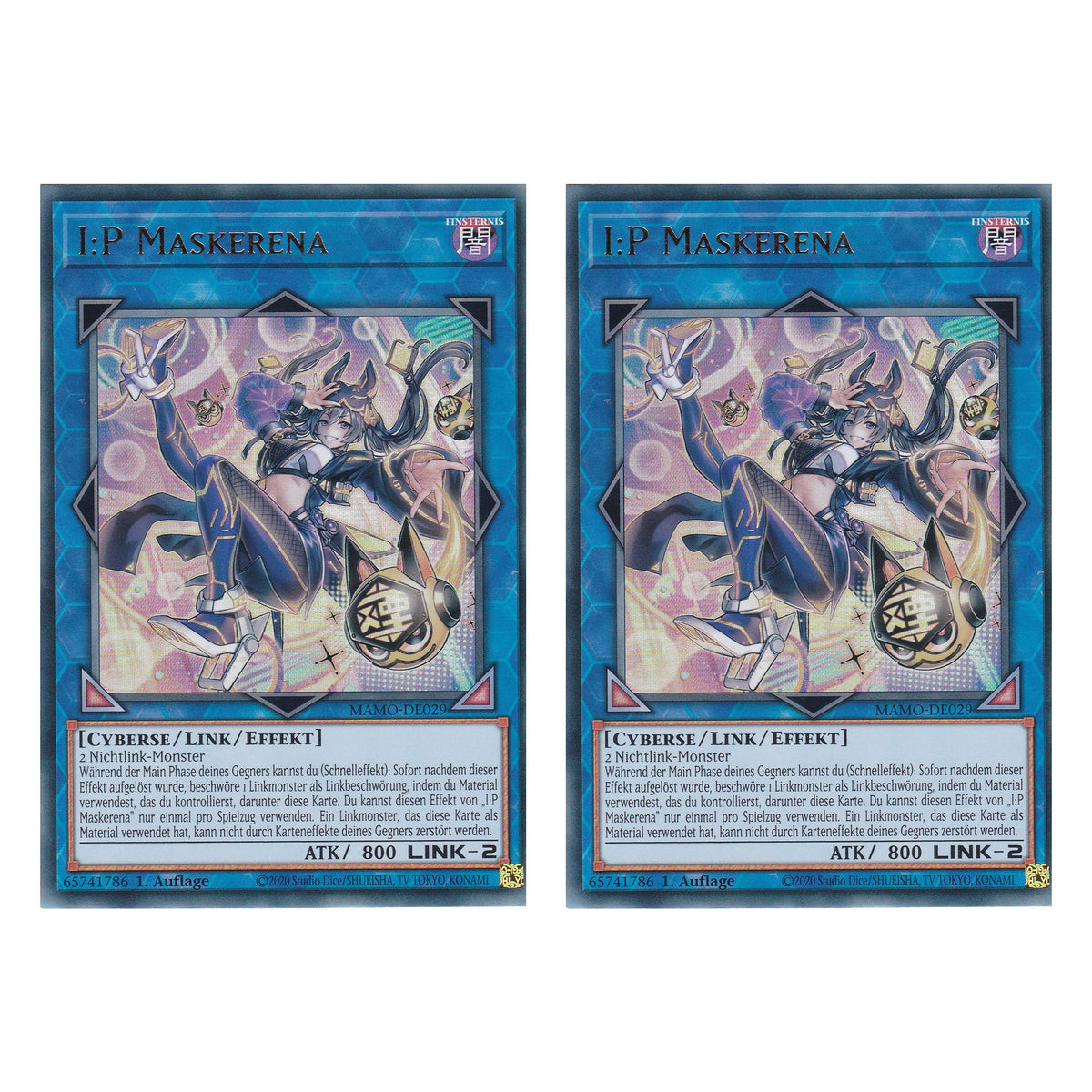 MAMO-DE029 - I:P Maskerena - Ultra Rare - Deutsch - 1. Auflage - Magnificent Monsters - Duo Set (2 Stück) - Yu-Gi-Oh!