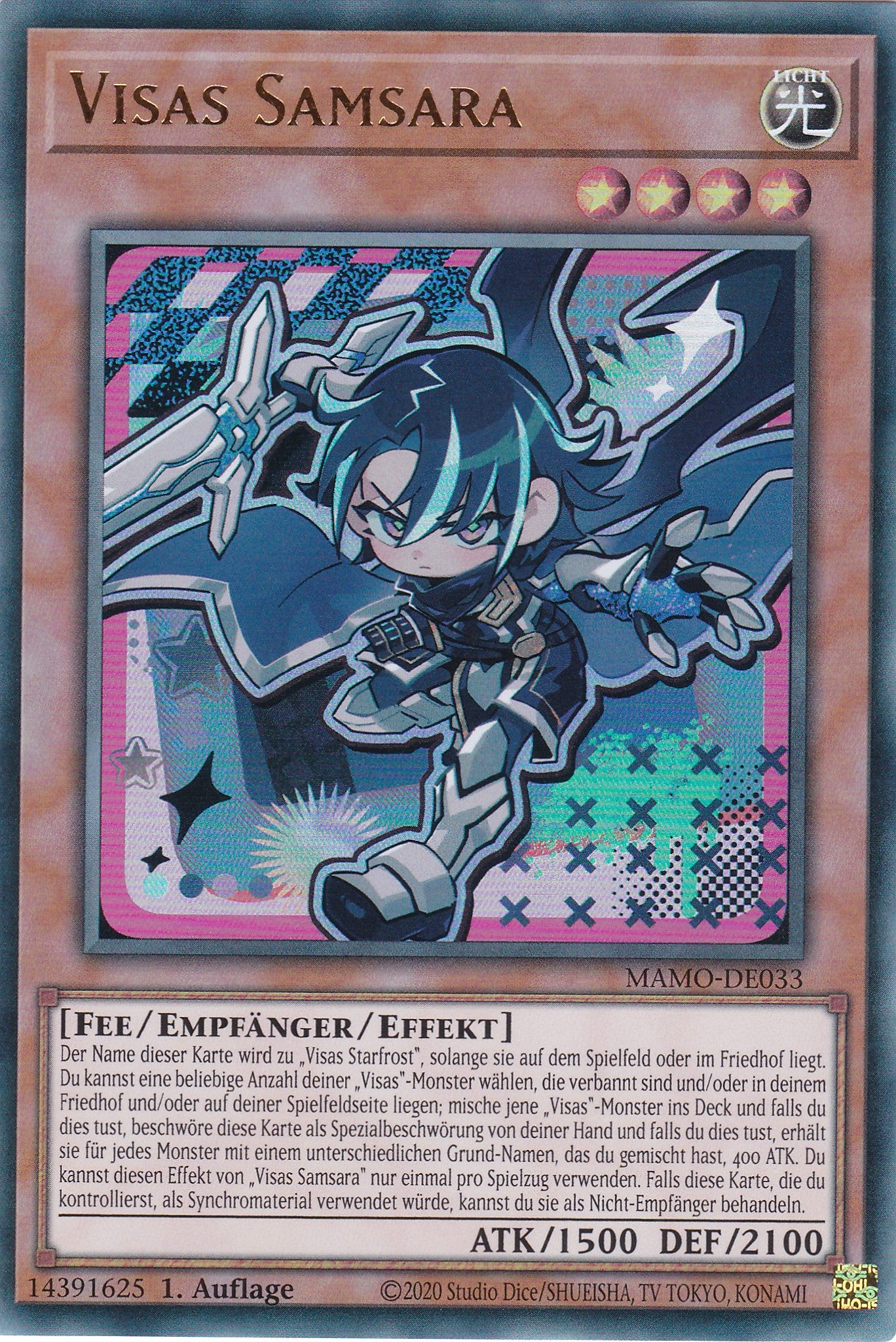 MAMO-DE033 - Visas Samsara - Ultra Rare - Deutsch - 1. Auflage - Magnificent Monsters - Yu-Gi-Oh!